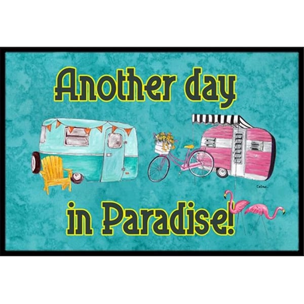 Carolines Treasures Carolines Treasures 8758MAT Another Day in Paradise Indoor Or Outdoor Doormat - 18 x 27 in. 8758MAT - main